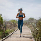 Domain, Matte Black + Polarized Blue Mirror Lens, hi-res