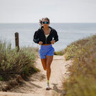 Upshot, Matte Black + Polarized Blue Mirror Lens, hi-res