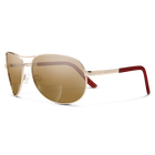 Aviator Reader, Gold + Polarized Brown 1.50 Lens, hi-res