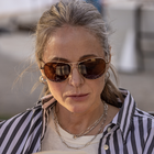 Aviator Reader, Gold + Polarized Brown 2.00 Lens, hi-res