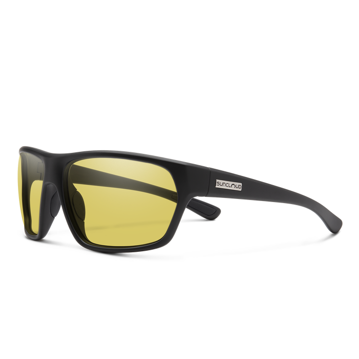 Boone, Matte Black + Polarized Low Light Yellow, hi-res