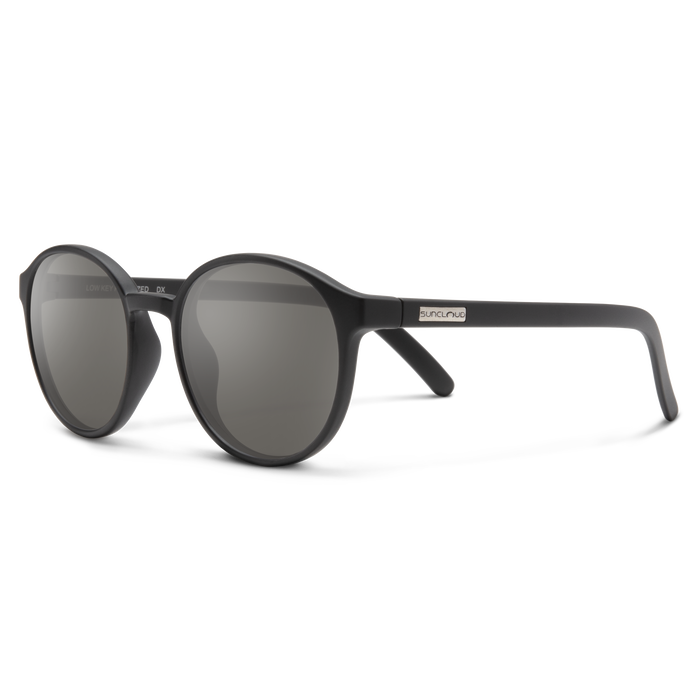 Lowkey, Matte Black + Polarized Gray Lens, hi-res