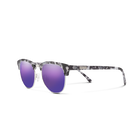Step Out, Matte Ice Tortoise / Silver + Polarized Purple Mirror Lens, hi-res