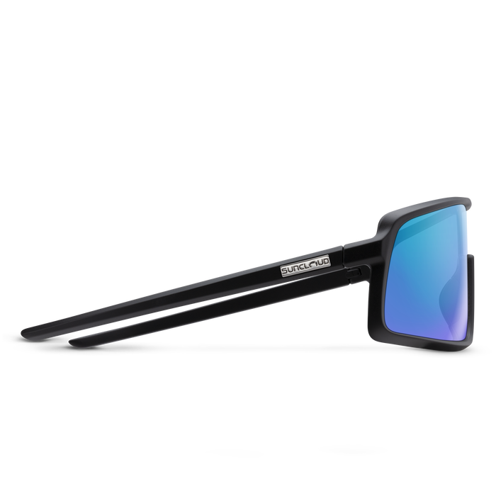 Upshot, Matte Black + Polarized Blue Mirror Lens, hi-res